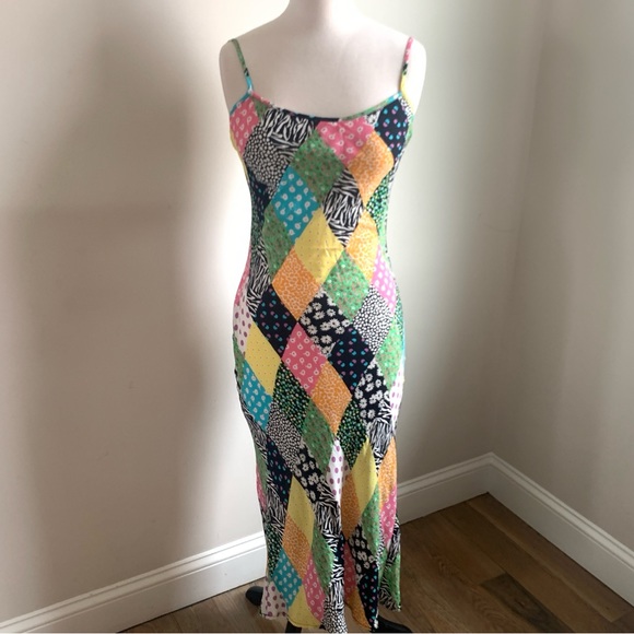 RIXO forTarget Sleeveless Patchwork Slip Dress Size XS - Picture 4 of 14